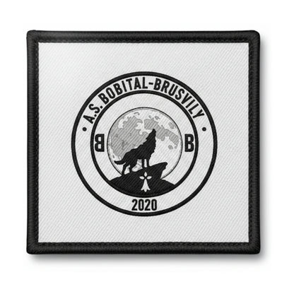 Patch brodé ASSOCIATION SPORTIVE BOBITAL BRUSVILY Football logo