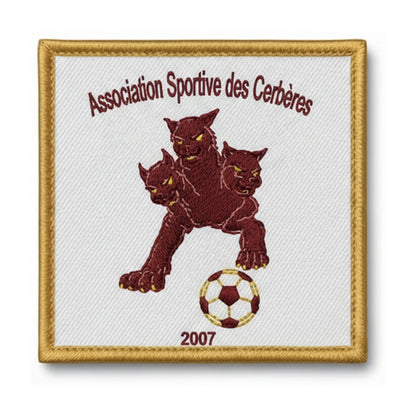 Patch brodé A.S. DES CERBERES Football logo