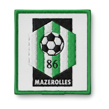 Patch brodé MAZEROLLES UNION CLUB 86 Football logo
