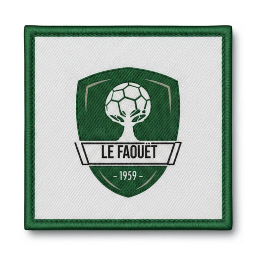 Patch brodé AV. DU LEFF LE FAOUET Football logo