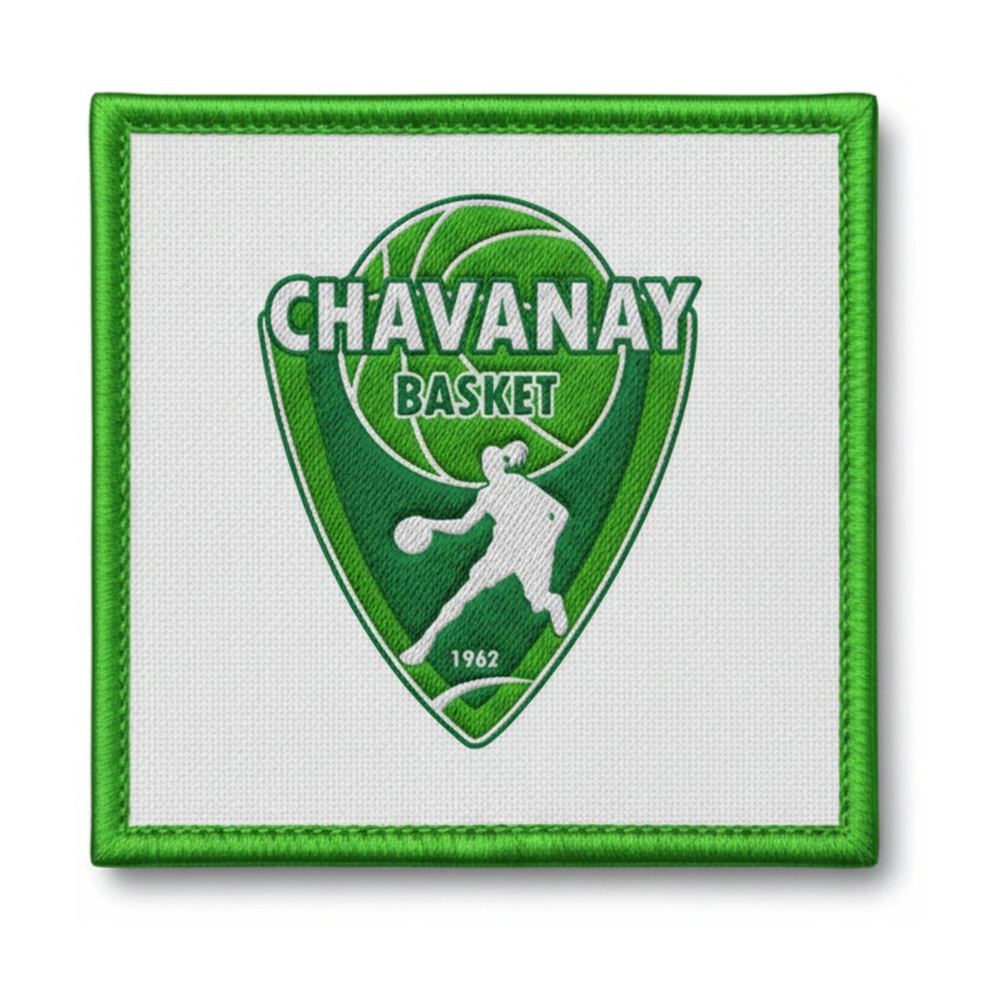 Patch brodé Chavanay Basket AS Basketball logo