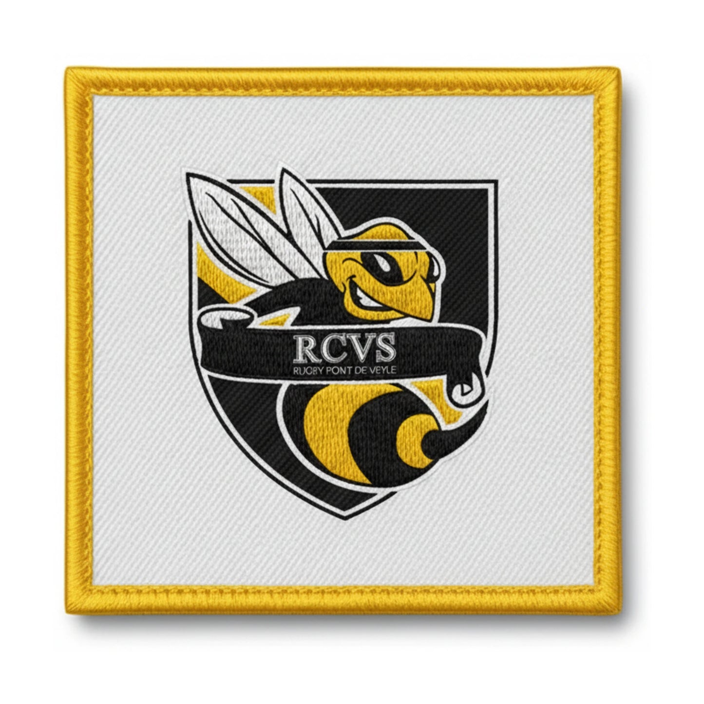 Patch brodé RC Veyle Saone Rugby logo