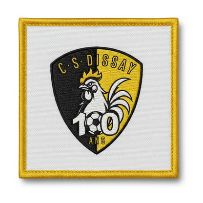 Patch brodé CS Dissay Football logo