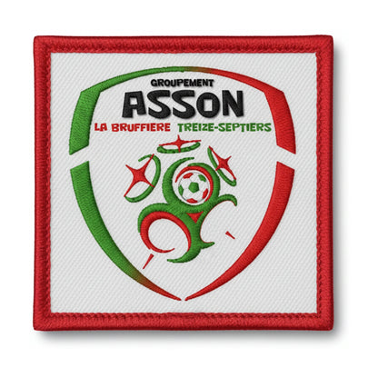 Patch brodé GJ ASSON 13-SEPTIERS BRUFFIERE Football logo