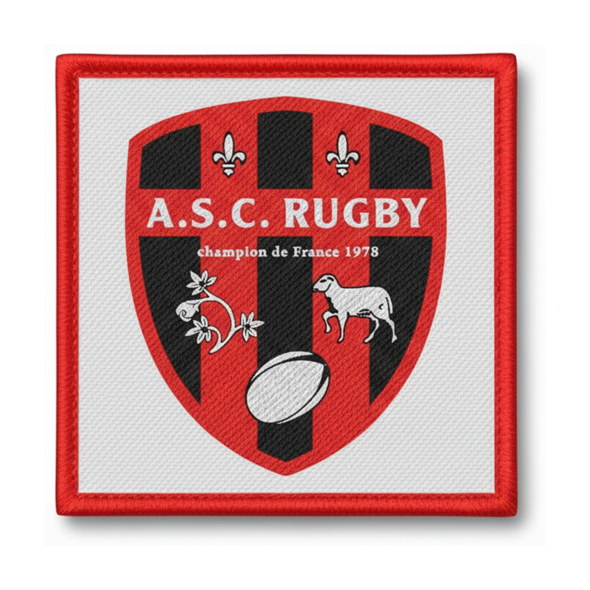 Patch brodé AS Cours La Ville Rugby logo