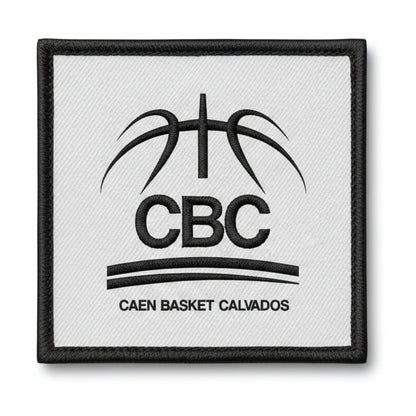 Patch brodé Caen Basket Calvados Basketball logo
