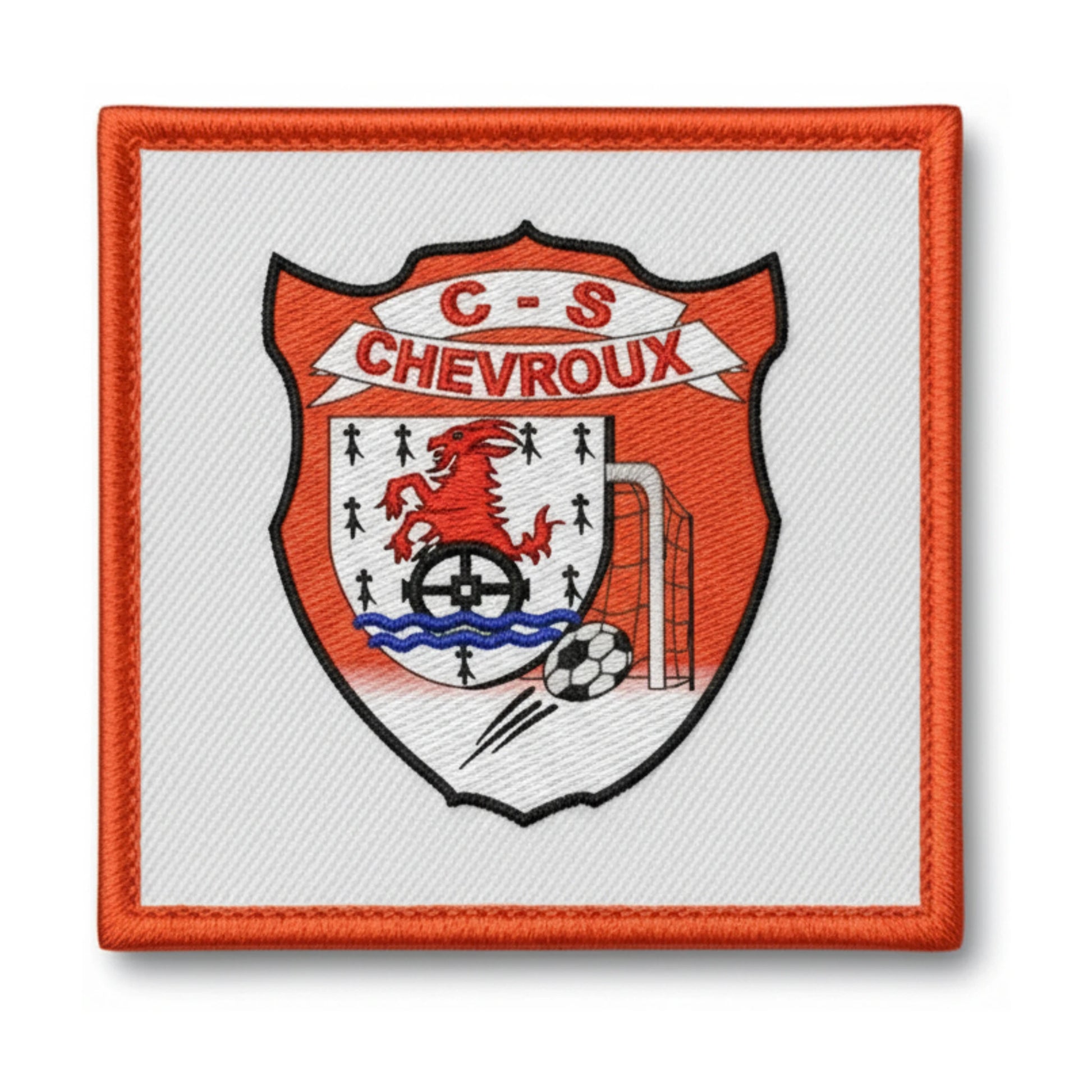 Patch brodé CS Chevroux Football logo