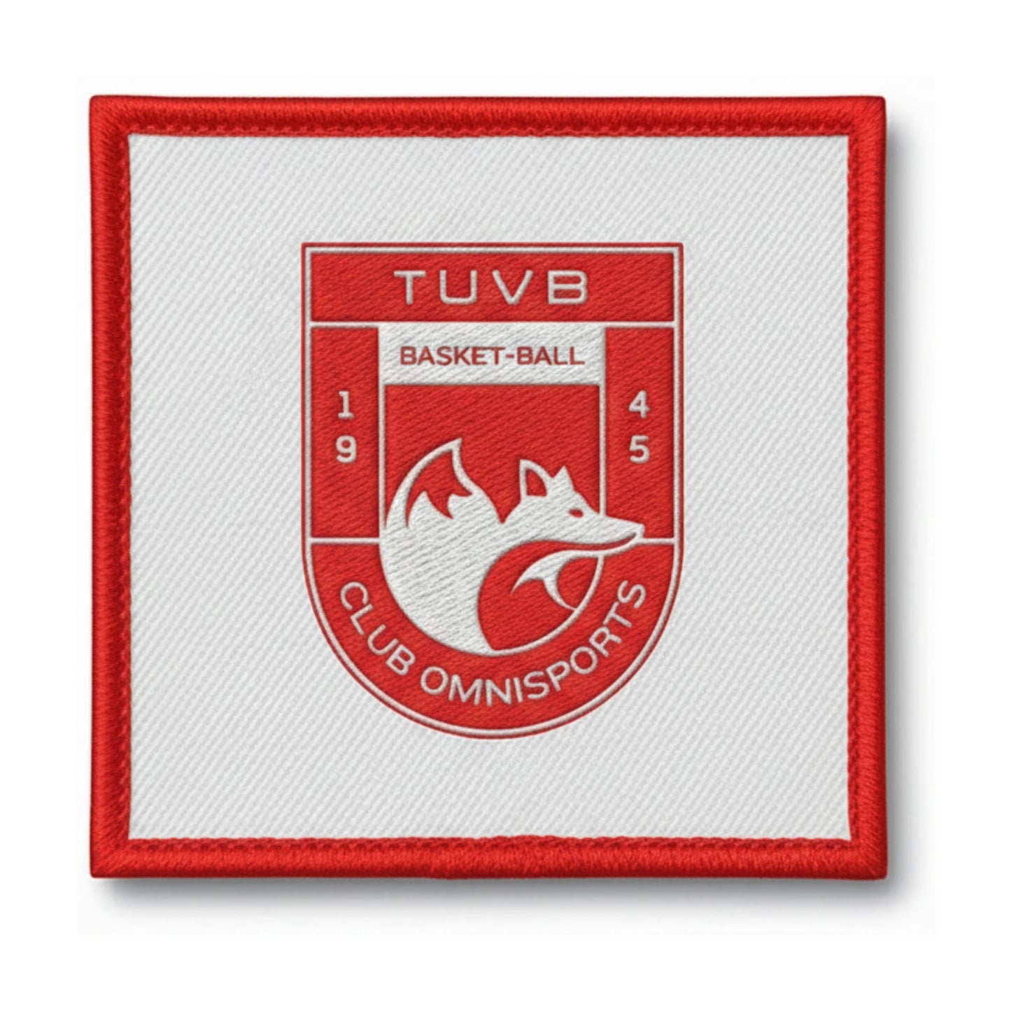 Patch brodé TU Verrieres le Buisson Basketball logo