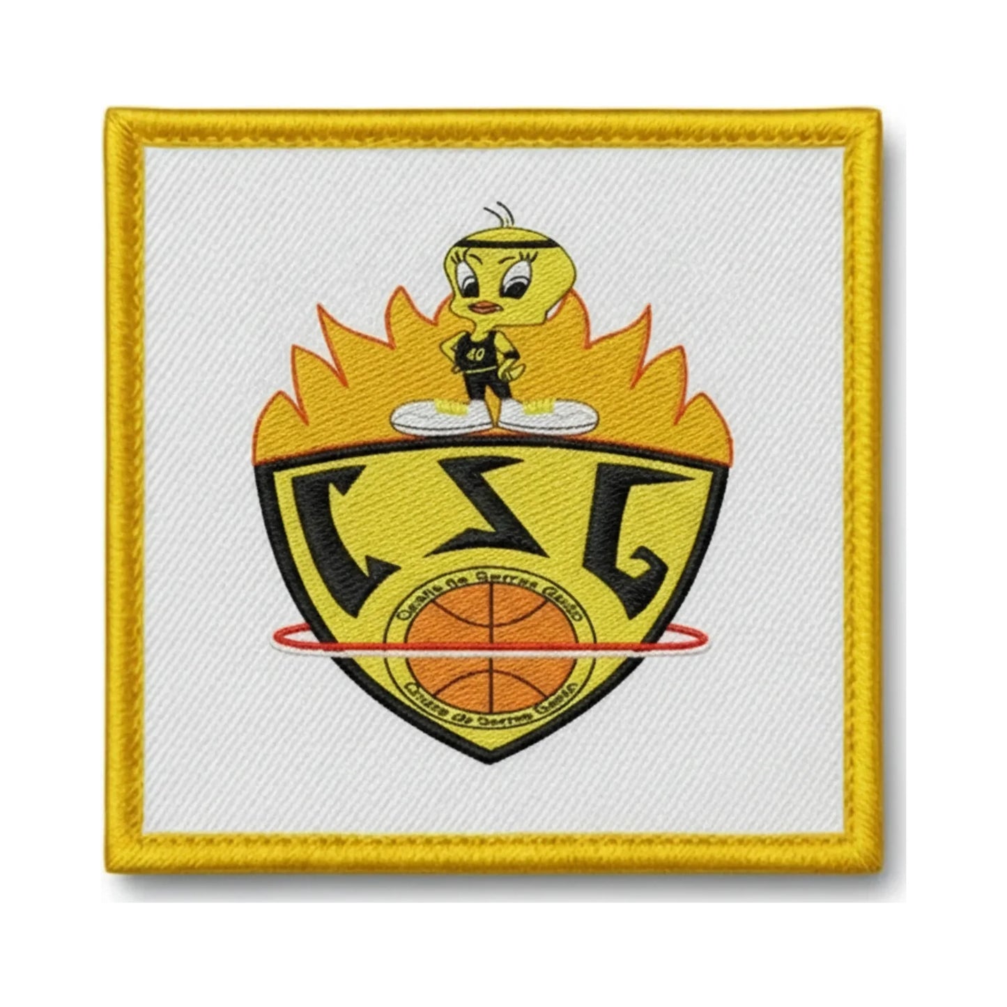 Patch brodé Canaris de Serres Gaston Basketball logo