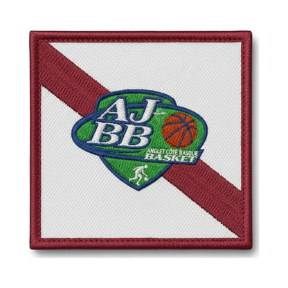 Patch brodé Anglet Cote Basque Basket Basketball logo