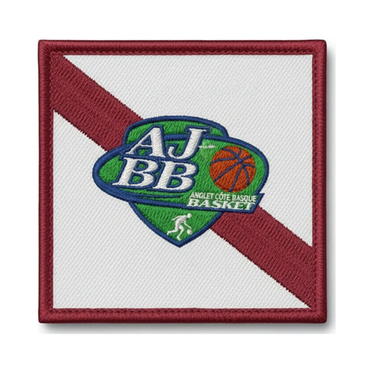 Patch brodé Anglet Cote Basque Basket Basketball logo
