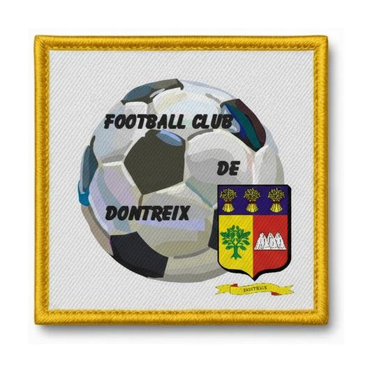 Patch brodé F.C. DE DONTREIX Football logo
