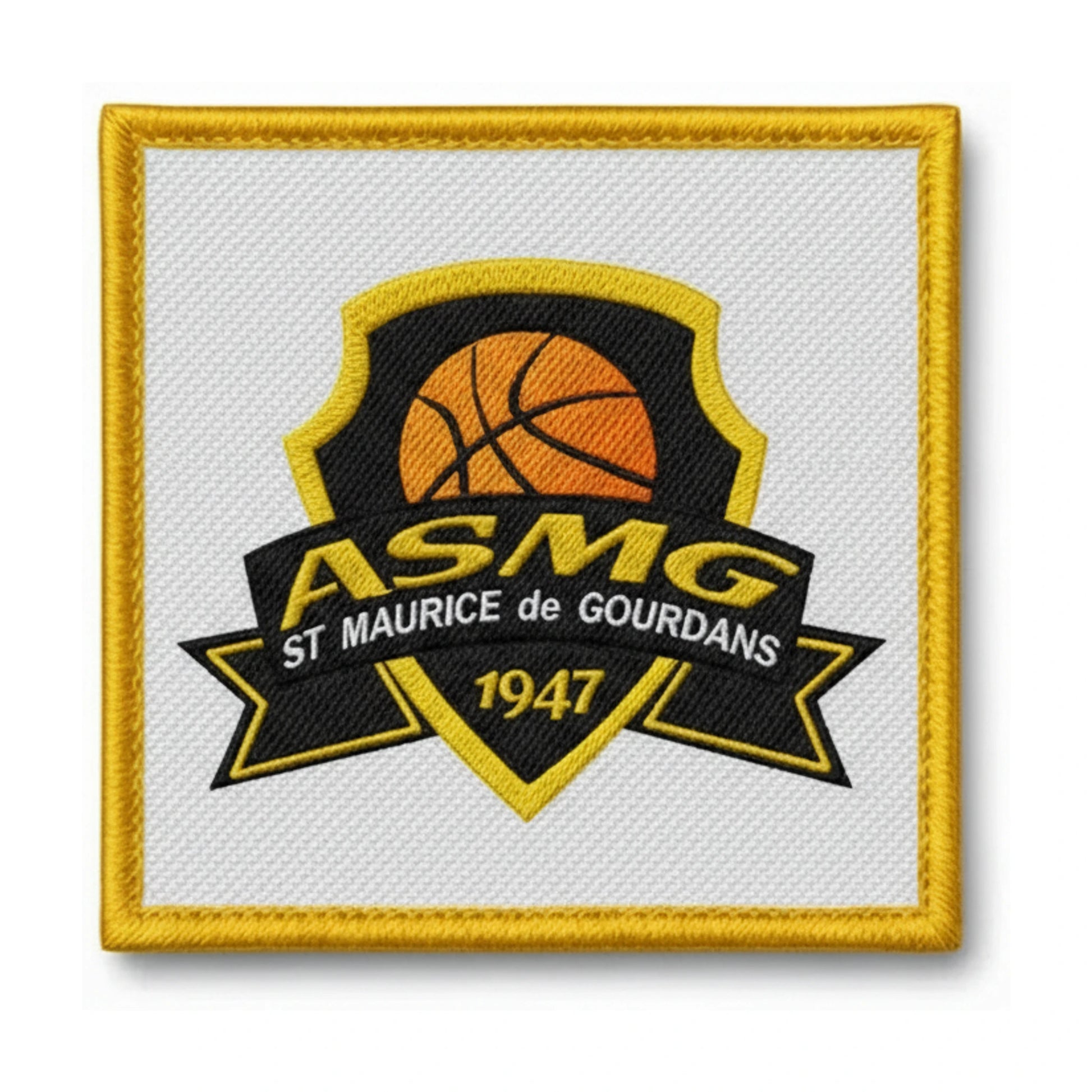Patch brodé Avenir St Maurice de Gds Basketball logo