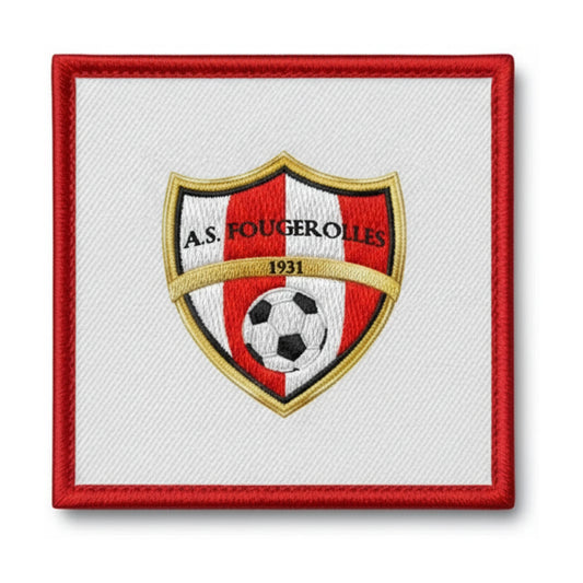 Patch brodé A.S. FOUGEROLLAISE Football logo