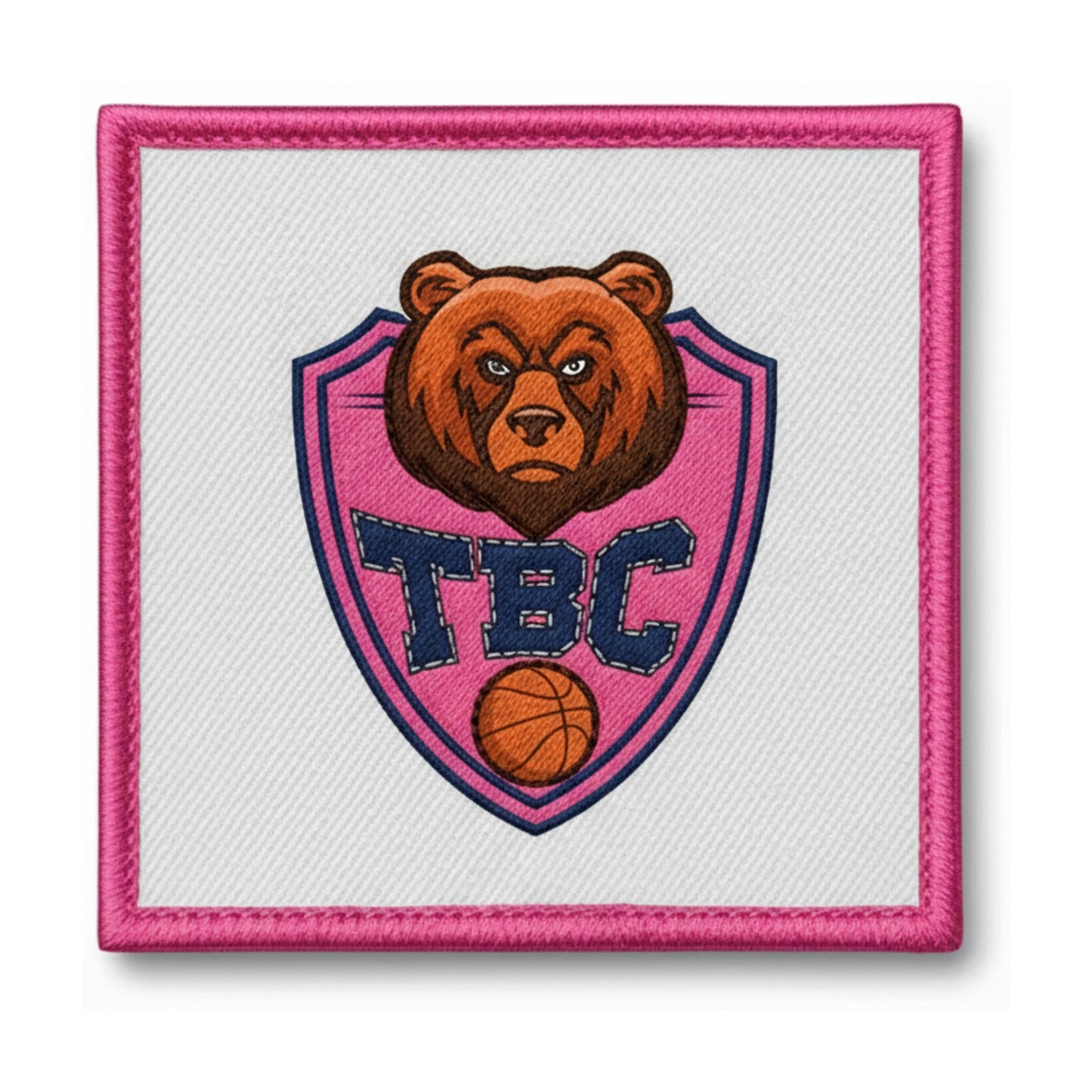Patch brodé Thiberville Basket Club Basketball logo