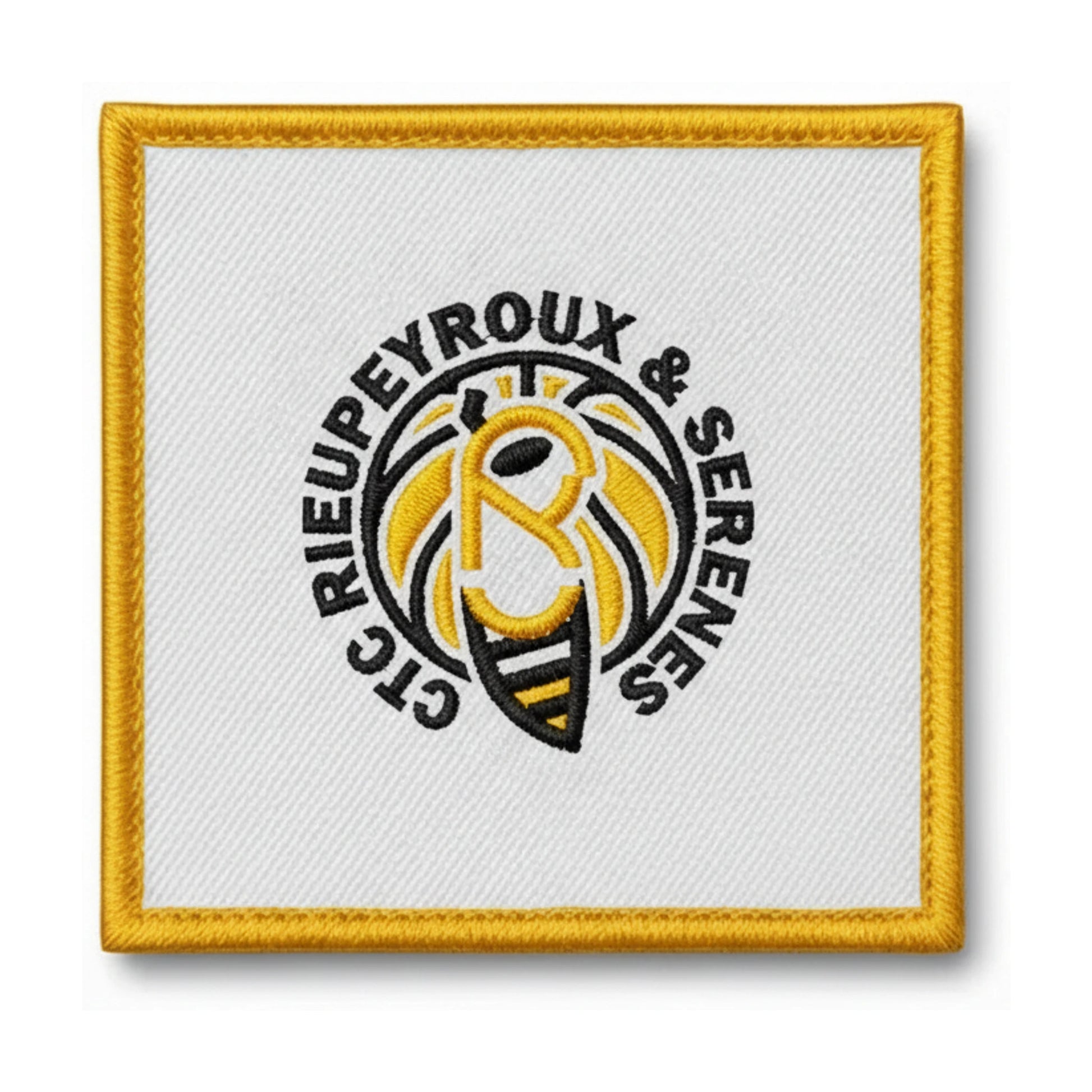 Patch brodé Entente Ctc Rieupeyroux-Serènes Basketball logo