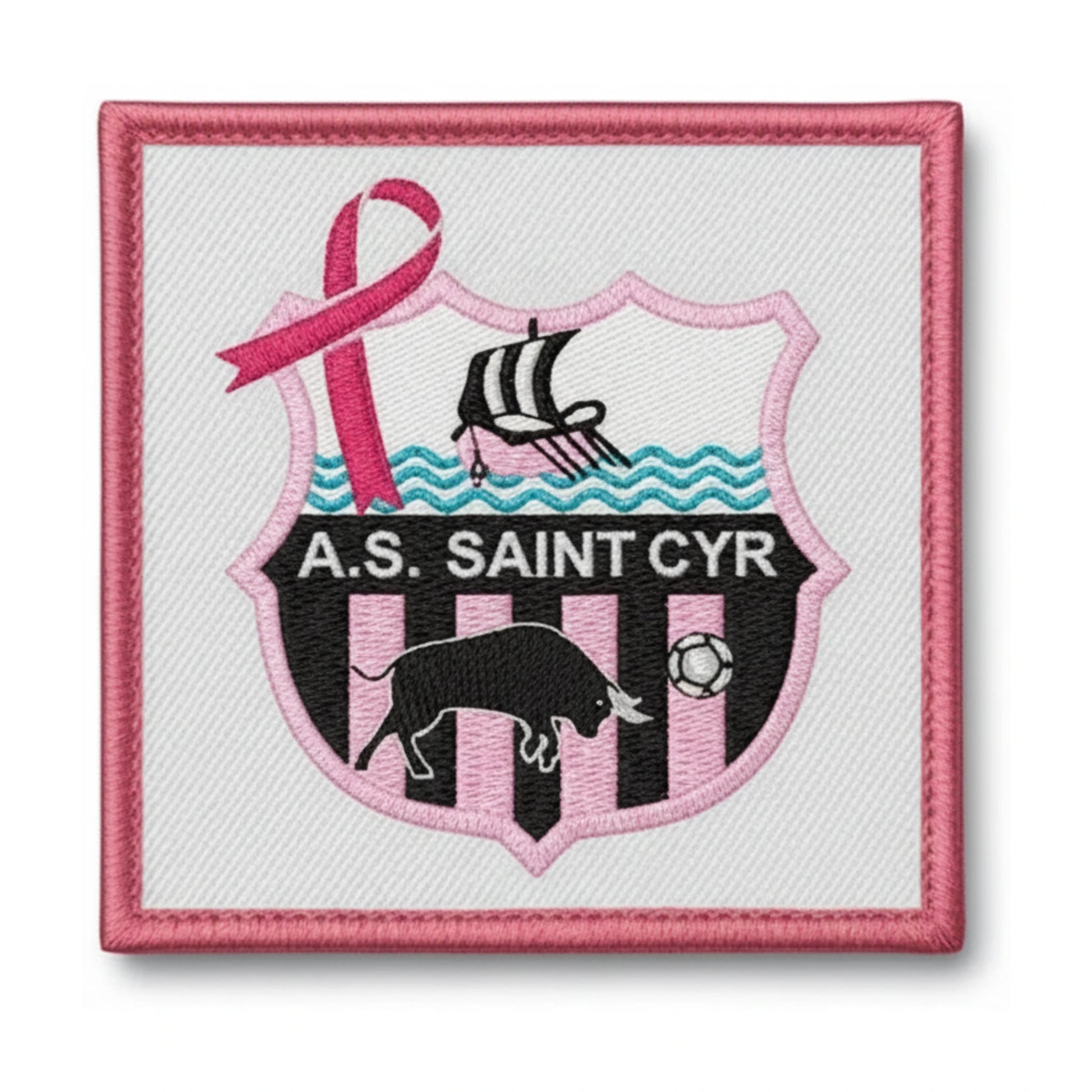 Patch brodé AS St Cyr Football logo