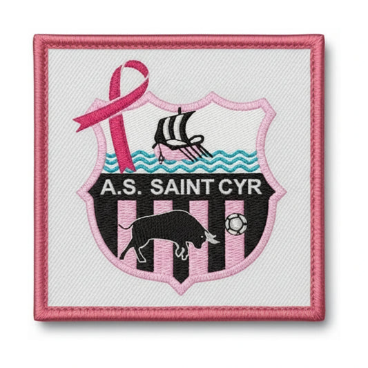 Patch brodé AS St Cyr Football logo