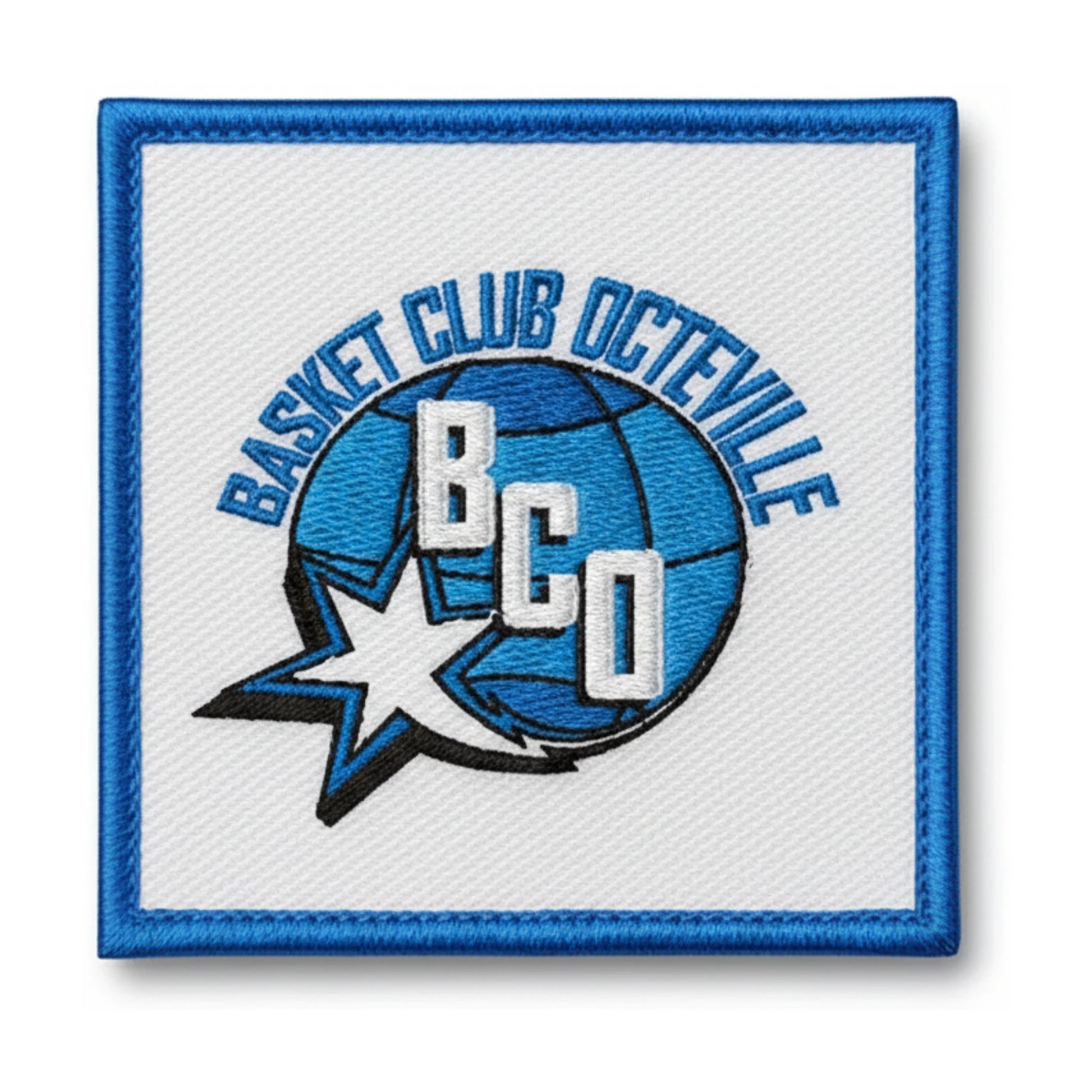Patch brodé Basket Club Octeville Sur Mer Basketball logo