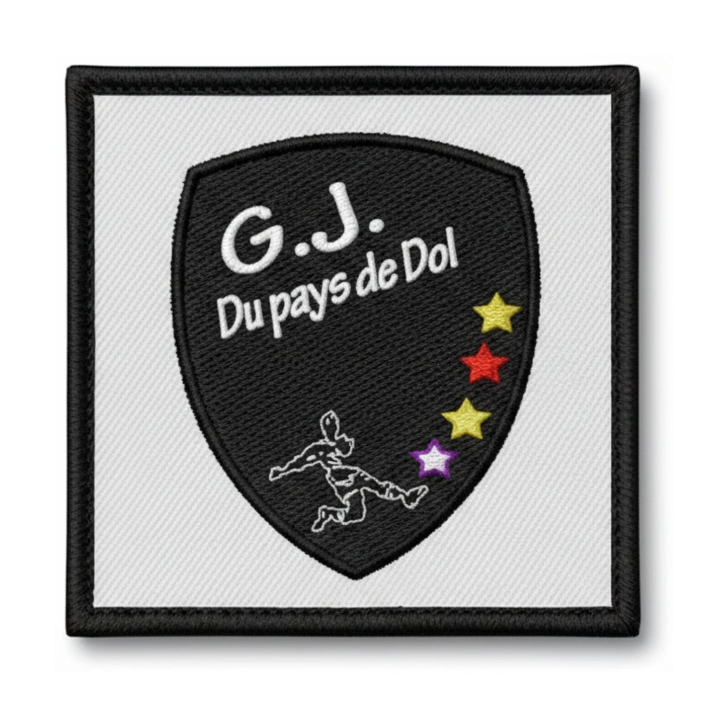 Patch brodé GJ PAYS DE DOL ET DE LA BAIE Football logo