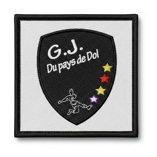 Patch brodé GJ PAYS DE DOL ET DE LA BAIE Football logo