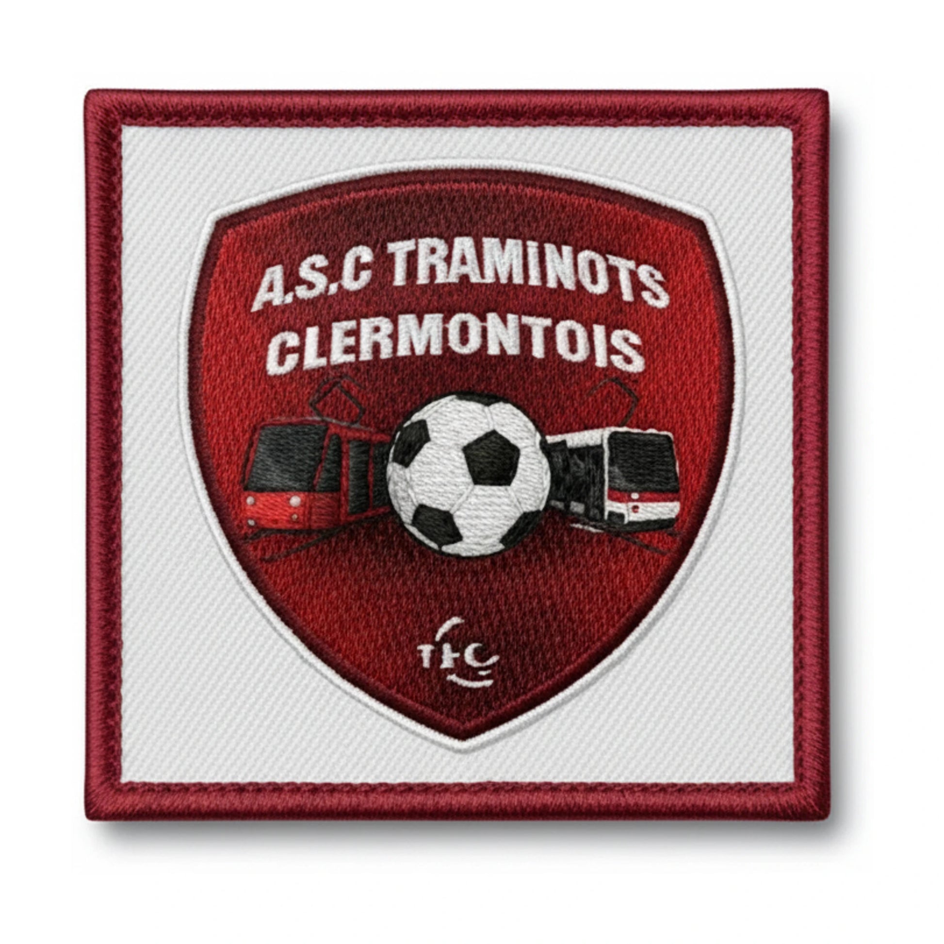 Patch brodé A.S.C. TRAMINOTS CLERMONTOIS Football logo