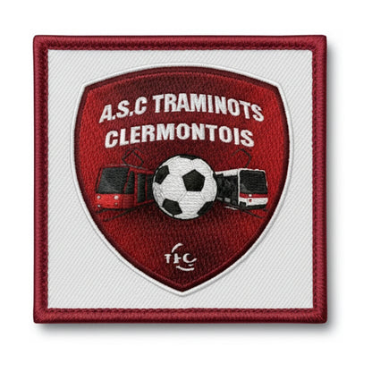 Patch brodé A.S.C. TRAMINOTS CLERMONTOIS Football logo
