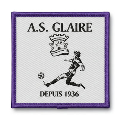 Patch brodé A.S. DE GLAIRE Football logo