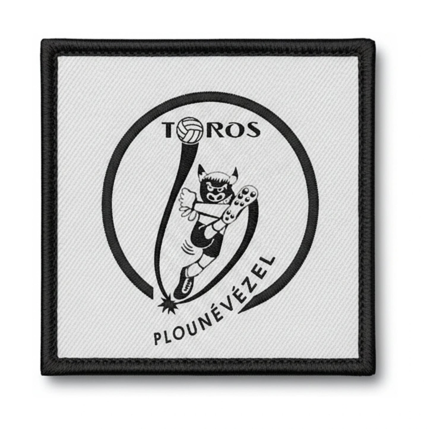 Patch brodé Les Toros Plounevezel Football logo