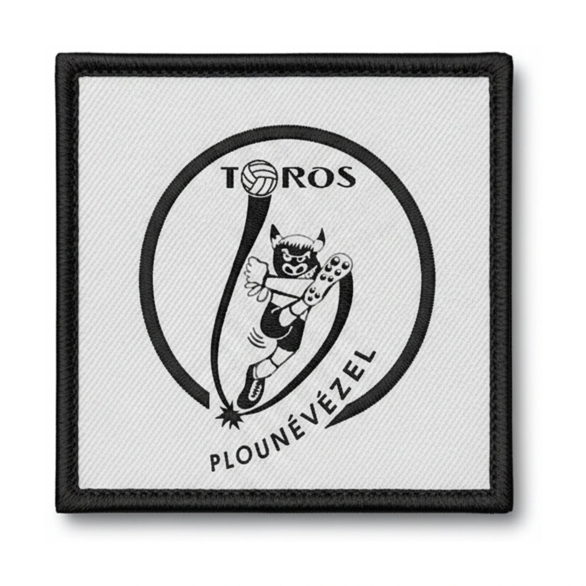 Patch brodé Les Toros Plounevezel Football logo