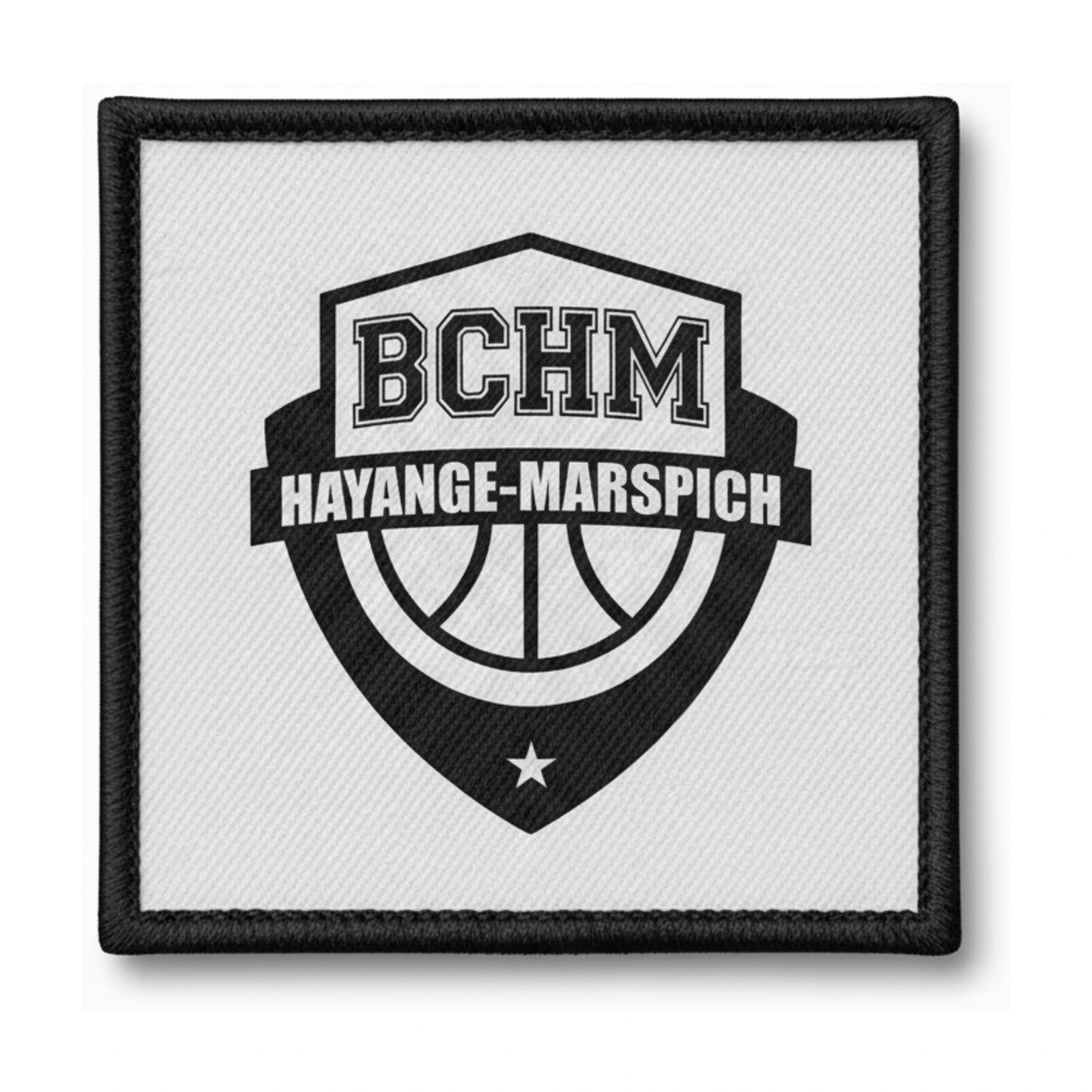 Patch brodé BCHM - Basket Club Hayange Marspich Basketball logo