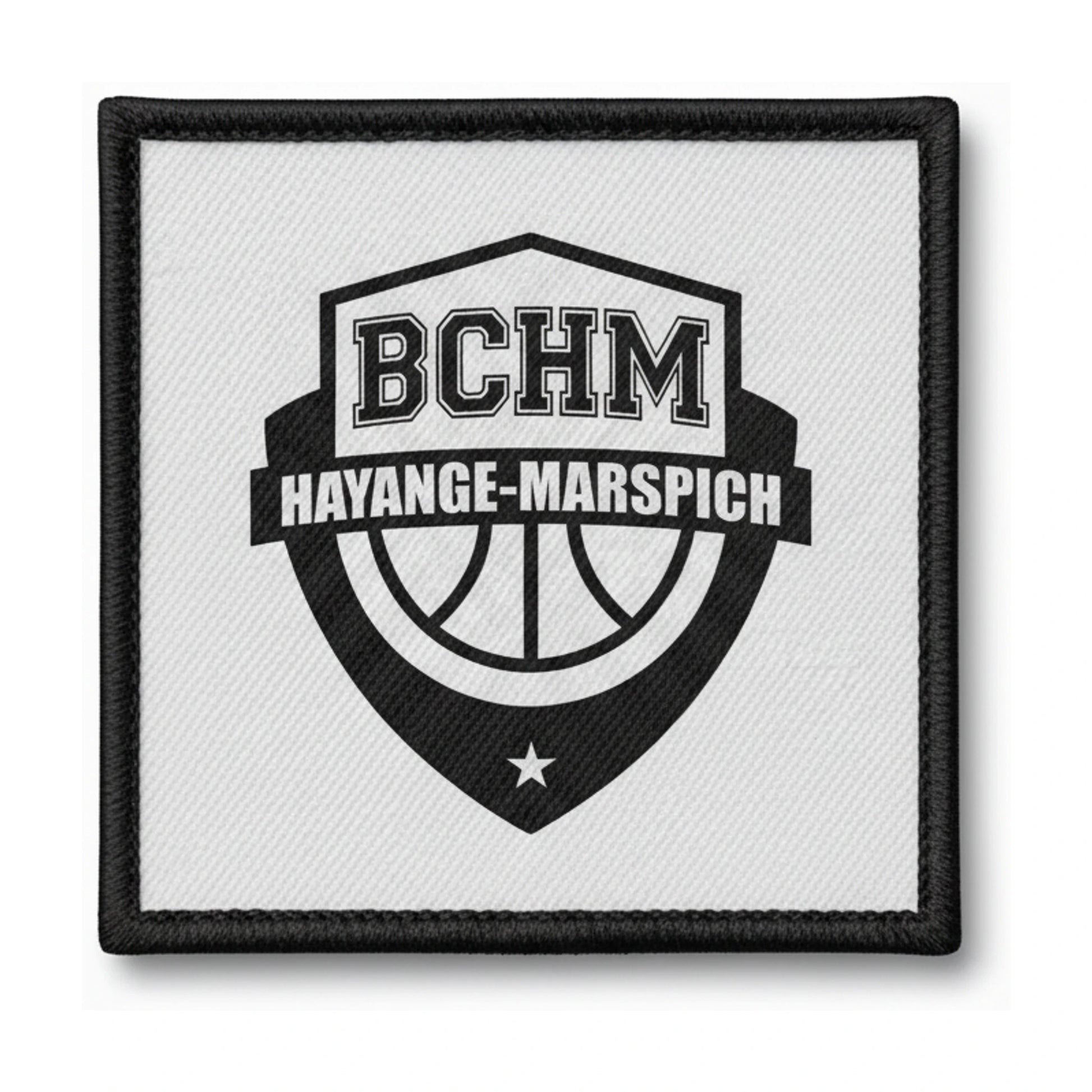 Patch brodé BCHM - Basket Club Hayange Marspich Basketball logo