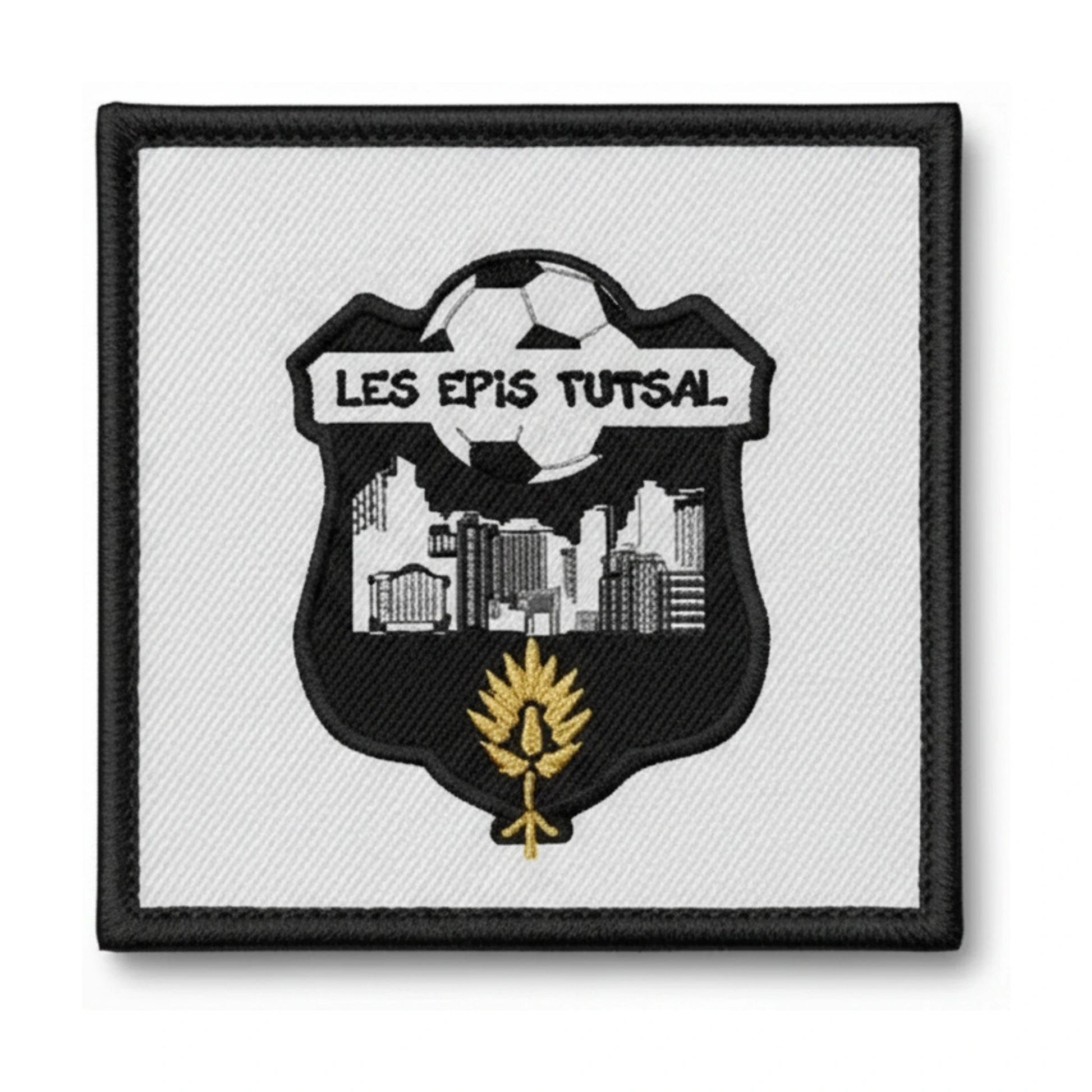 Patch brodé A.S. DES EPIS FUTSAL Football logo