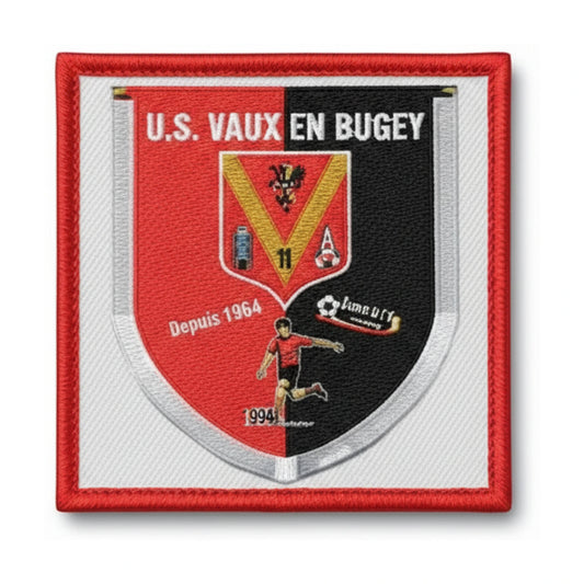 Patch brodé US Vaux En Bugey Football logo