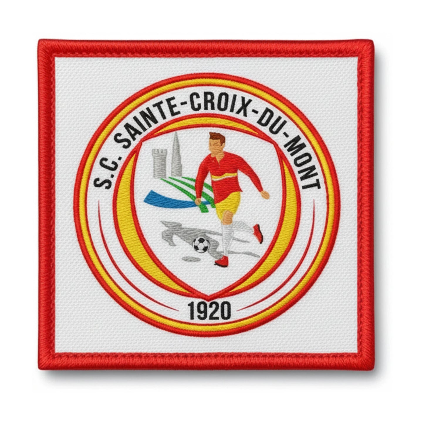 Patch brodé SC Ste Croix du Mont Football logo