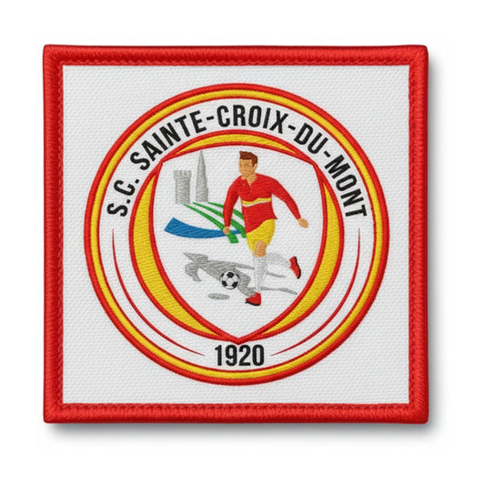 Patch brodé SC Ste Croix du Mont Football logo