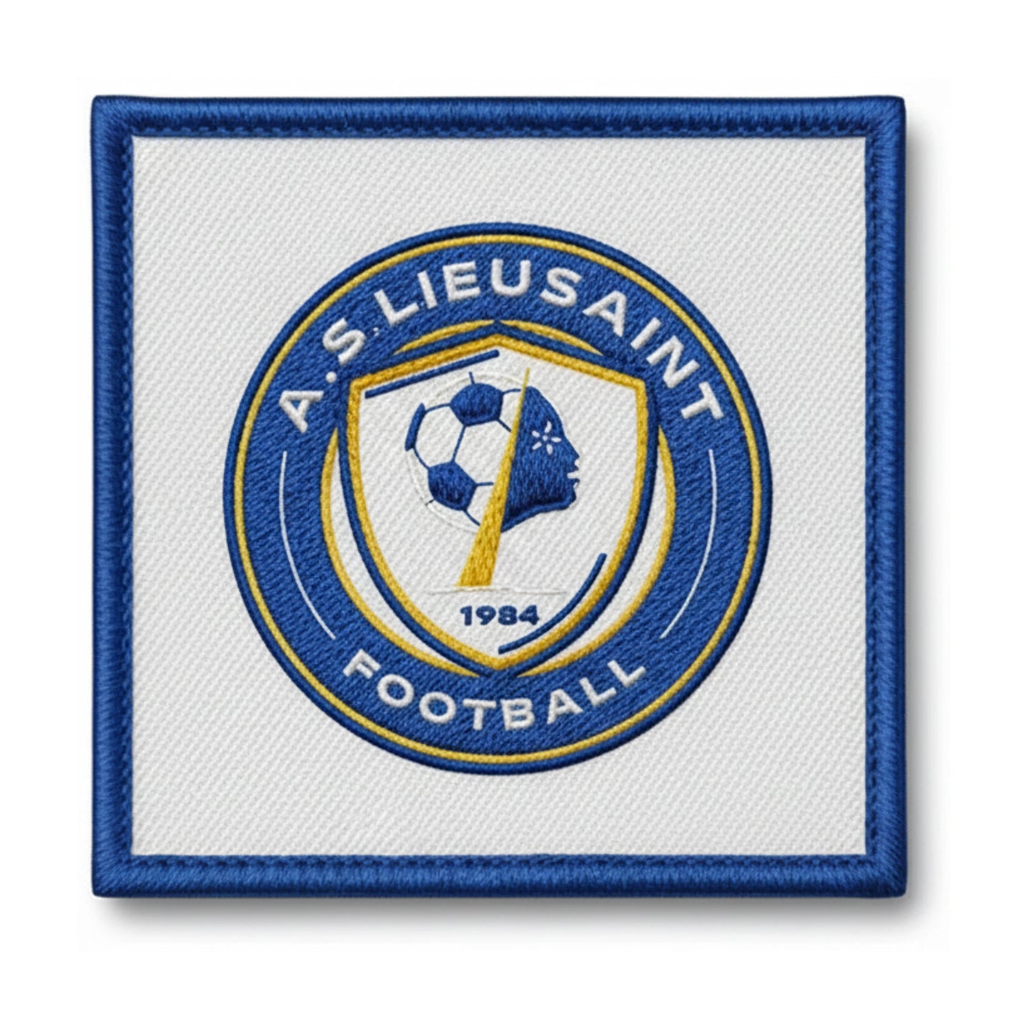 Patch brodé A. S.  LIEUSAINT FOOTBALL Football logo