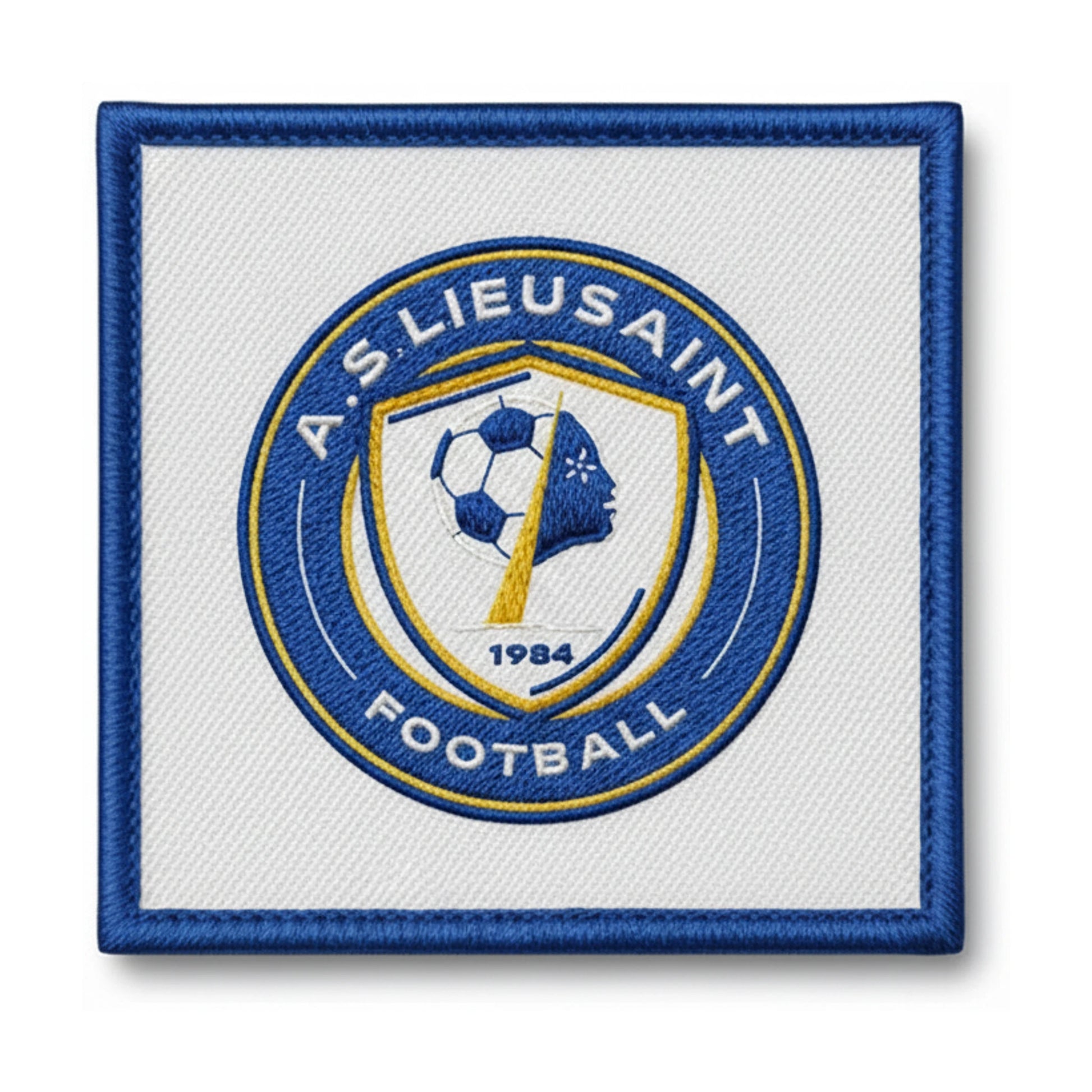 Patch brodé A. S.  LIEUSAINT FOOTBALL Football logo