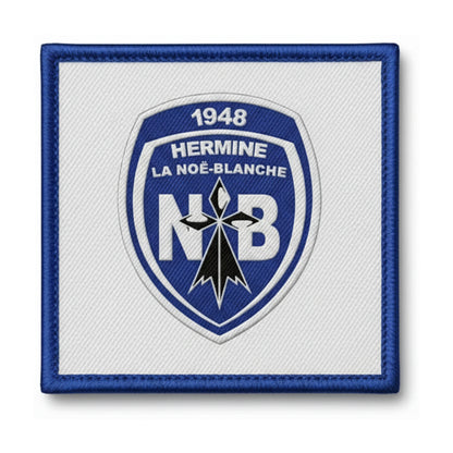 Patch brodé l'Hermine La Noe Blanche Football logo