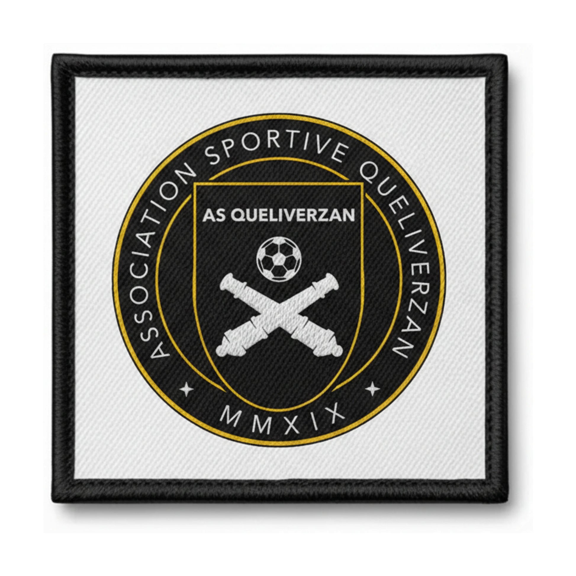 Patch brodé AS QUELIVERZAN Football logo