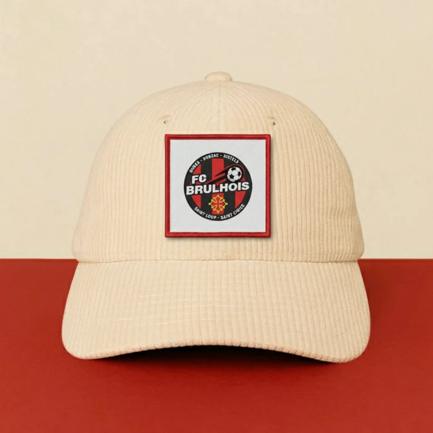Détail broderie patch F.C. DU BRULHOIS