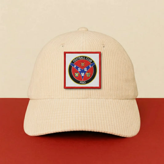 Patch A.S. VERSONNEX GRILLY SAUVERNY sur casquette à velcro PPATCH