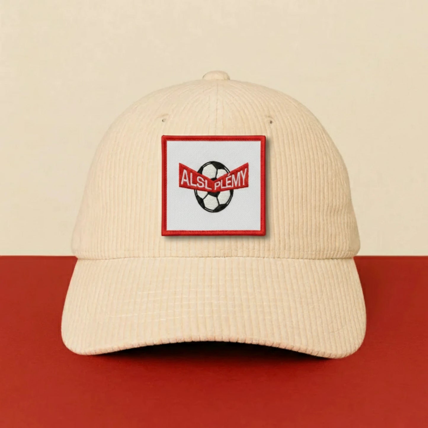 Détail broderie patch A. L. SPORTS LOISIRS PLEMY