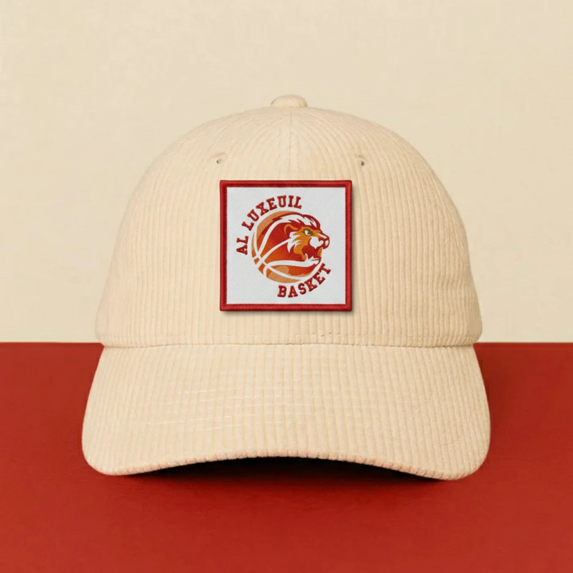 Patch AL Luxeuil sur casquette à velcro PPATCH