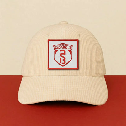 Patch A.S. BADAROUX sur casquette à velcro PPATCH