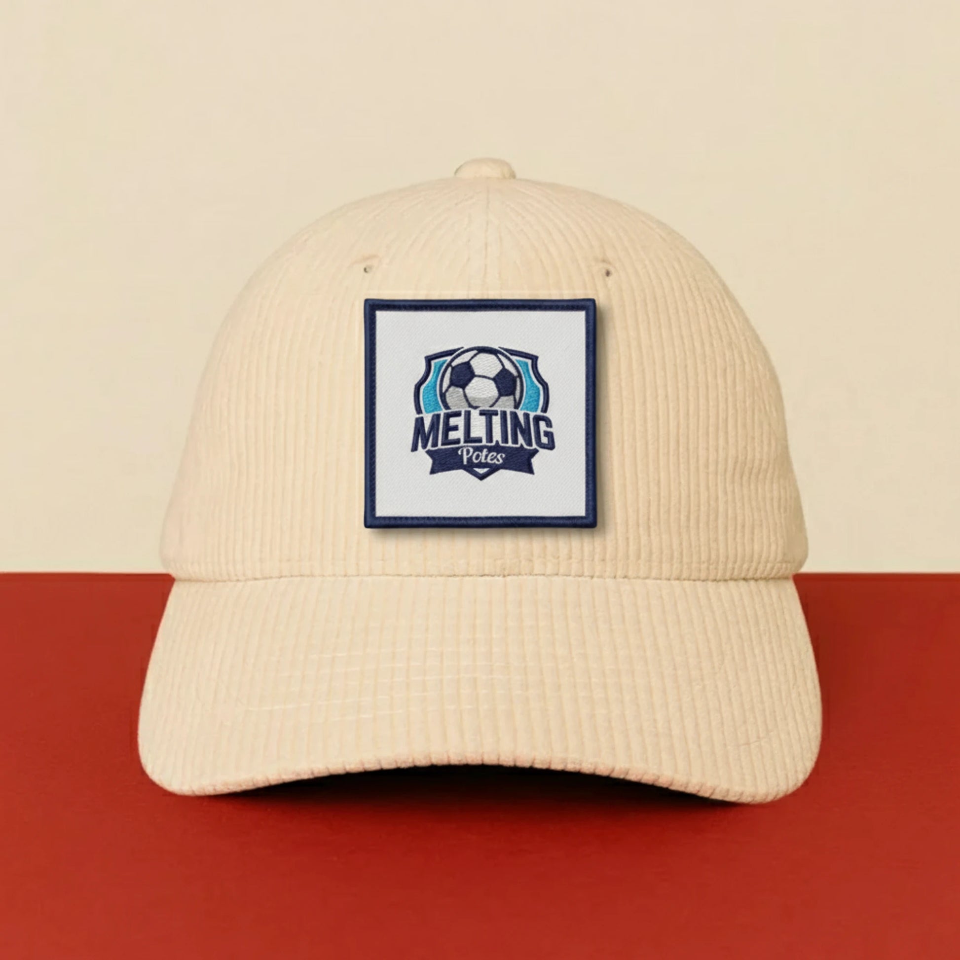 Détail broderie patch MELTING POTES F. C.