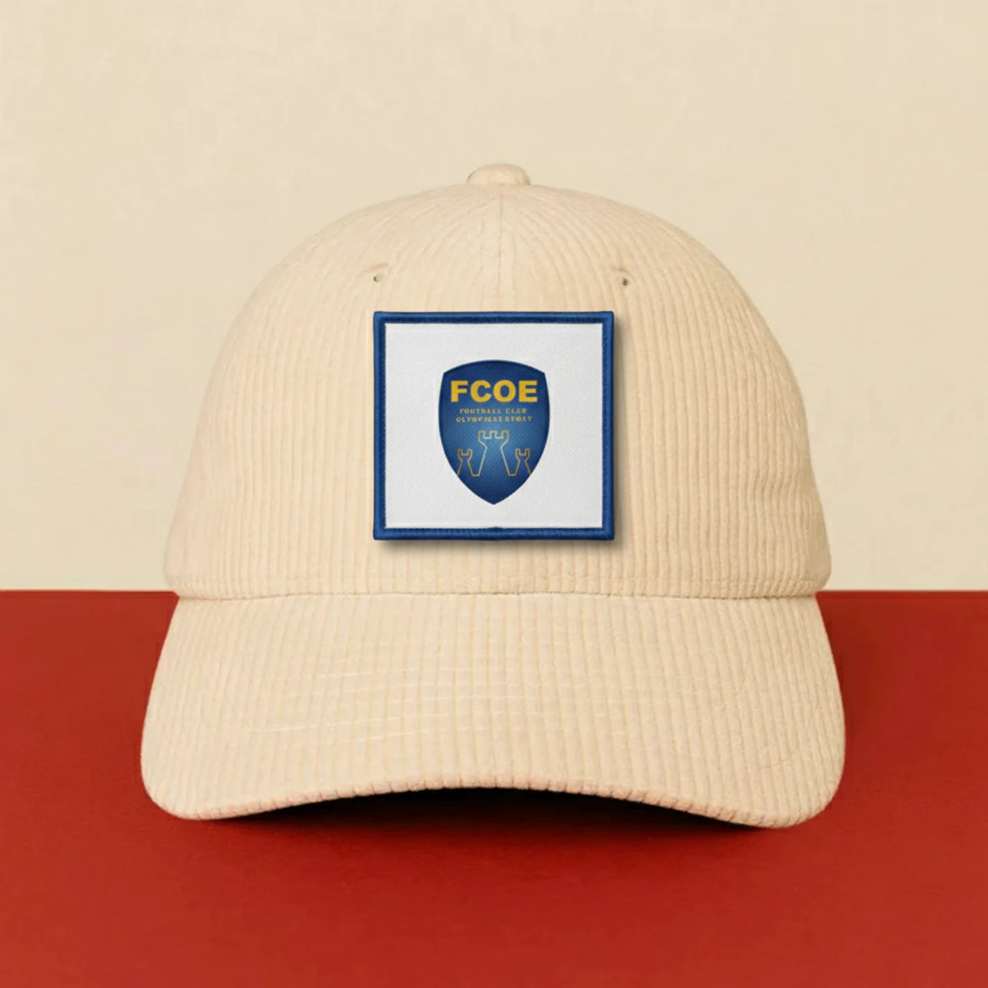 Détail broderie patch FC De l' Olympique Eymetoise