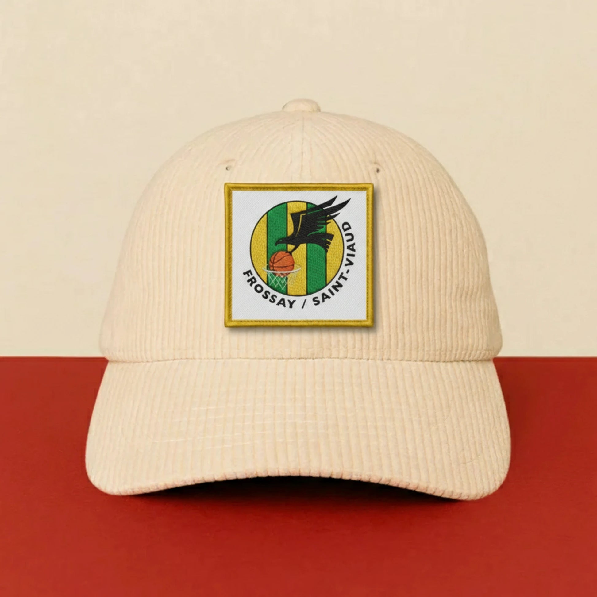 Patch Union Sportive de Basket de Frossay Et Saint-Viaud sur casquette à velcro PPATCH