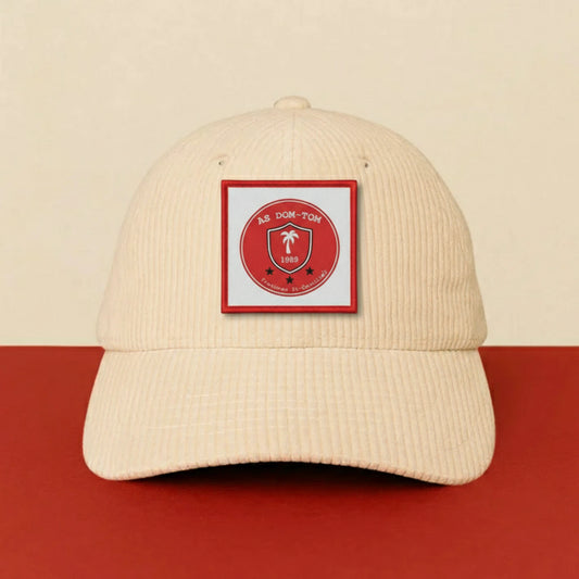 Patch A.S. DOM/TOM FONTENAY LE COMTE sur casquette à velcro PPATCH