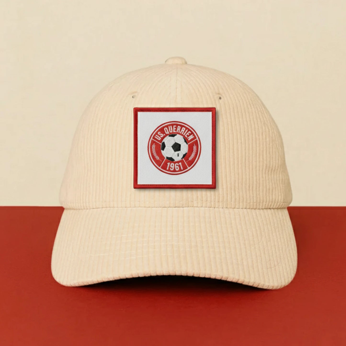 Détail broderie patch U.S. QUERRIEN